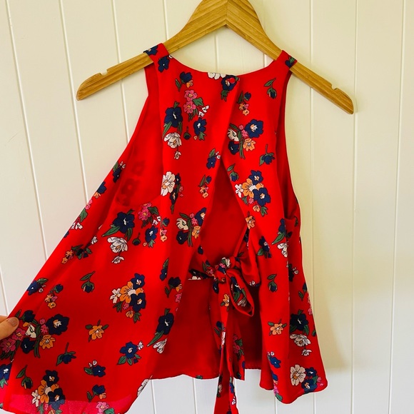 Zara Dressy Tank size Small - bow tie back - Picture 3 of 4